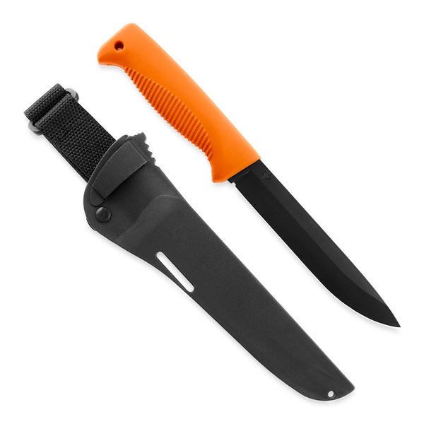 Peltonen Sissipuukko M95, komposiittituppi, Oranssi