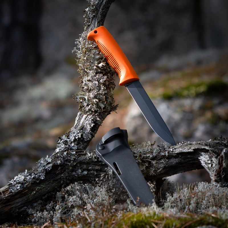 Peltonen Sissipuukko M95, komposiittituppi, Oranssi