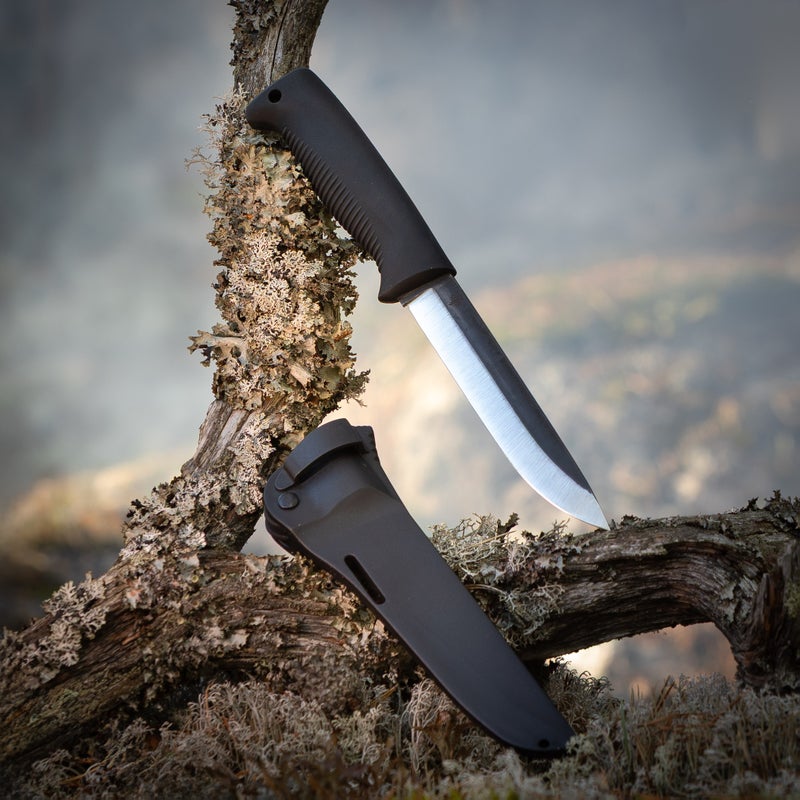 FJP144, komposiittituppi, M95, naku, Peltonen Knives Sissipuukko