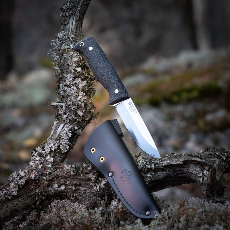 Peltonen Knives Sissipuukko M07  Full Tang,  musta micarta